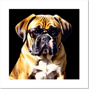 BULLMASTIFF WATERCOLOR STYLE Posters and Art